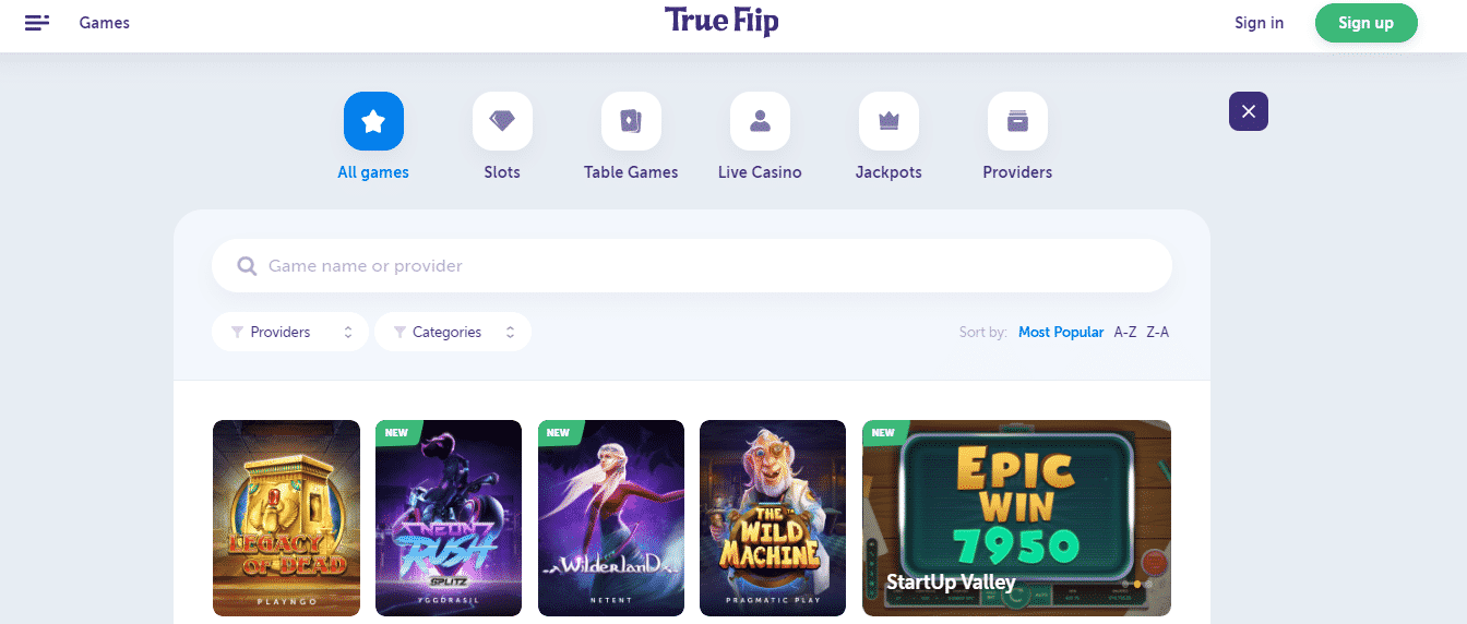 TrueFlip Reviews - Online Bitcoin Gambling Games 