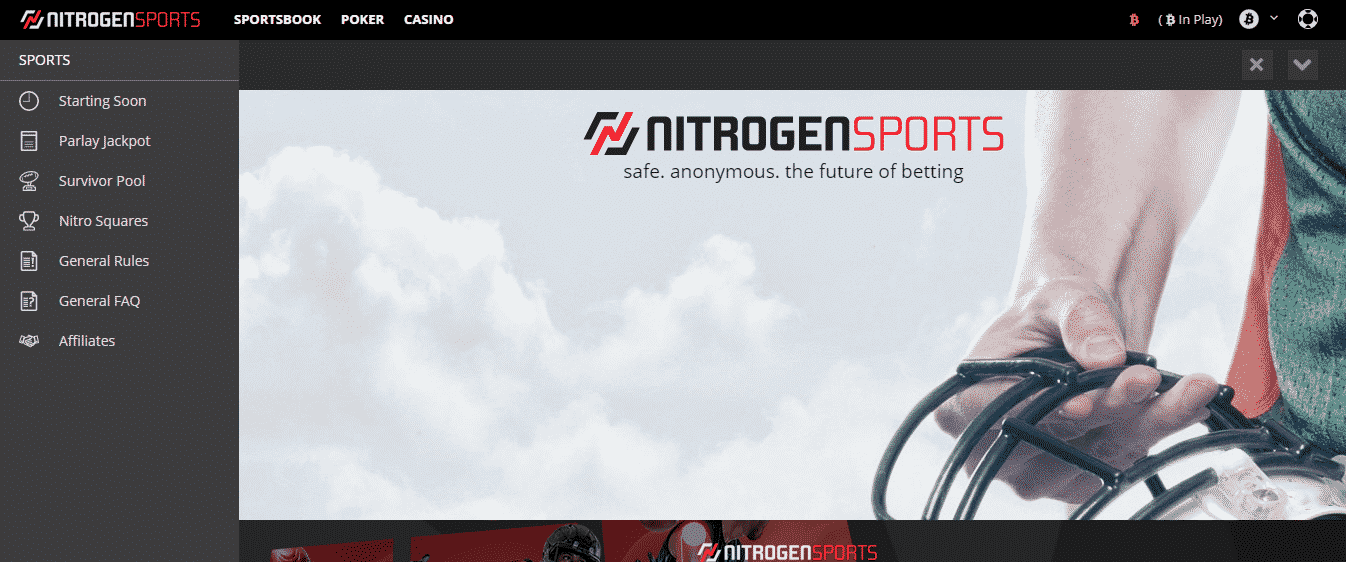 Nitrogen Sports Review - Nitrogen Sports Website