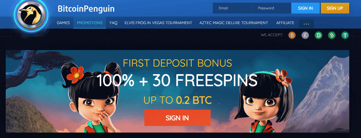 Bitcoin Penguin Free Spins