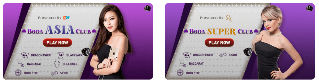 Boda8 Live Casino Games