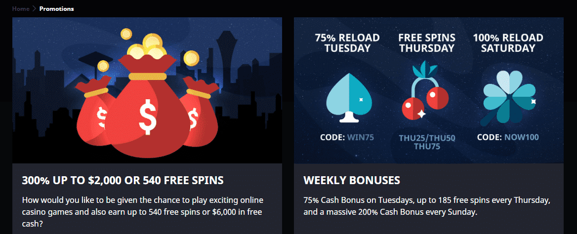 Drake Casino Welcome Bonus