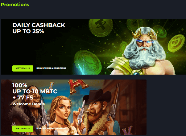 Bitslot Casino Promotions