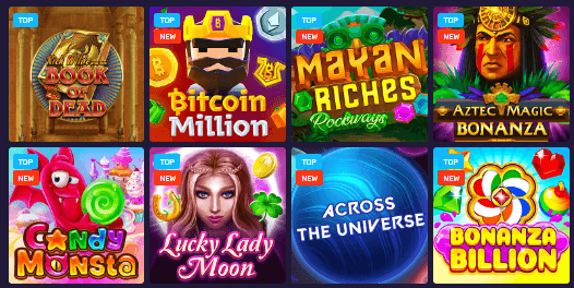 BitcoinCasino.io Lobby Games