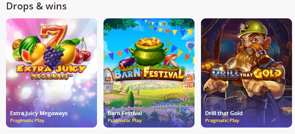 Casino Days Drops & Wins Games