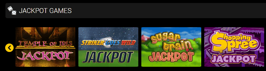 Dukes Casino Jackpot Games