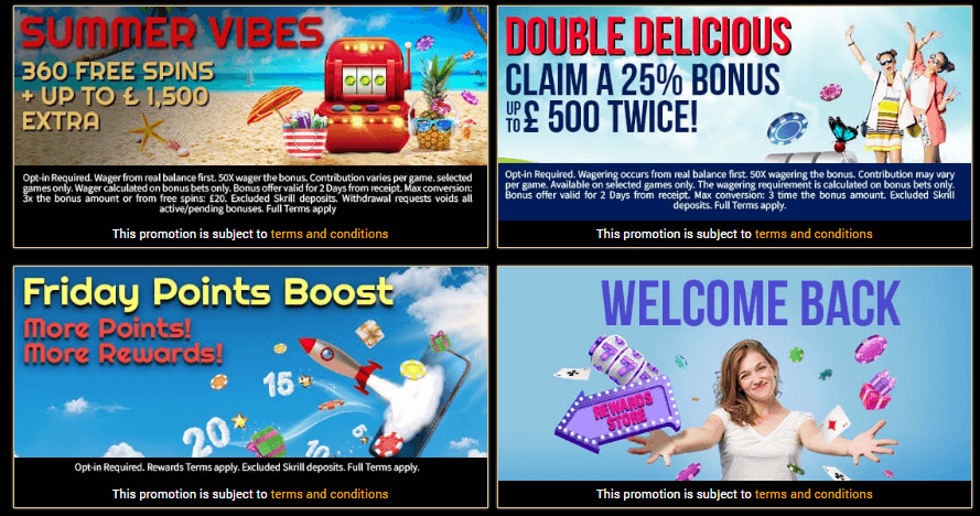 Dukes Casino Monthly Players Promotions