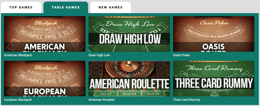 Juicy Stakes Casino Table Games