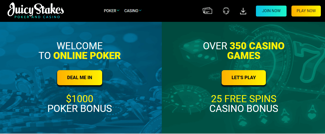 Juicy Stakes Casino User Interface