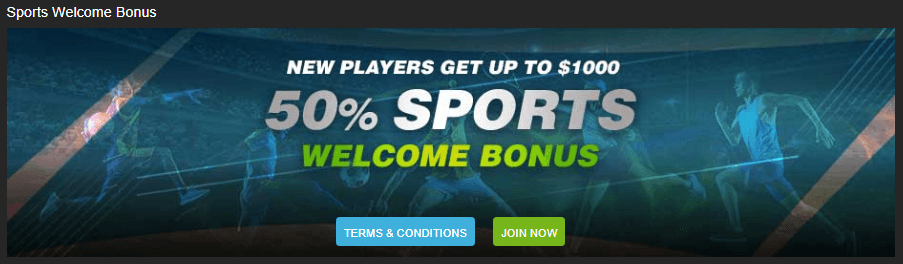 50% Sports Welcome Bonus by Jazz Sports