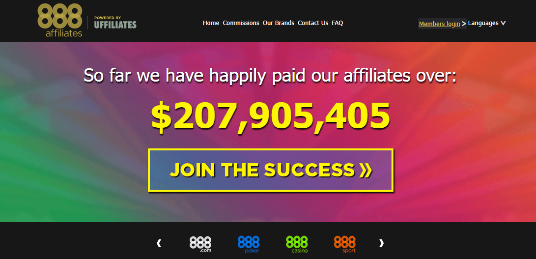 888 Affiliate Program