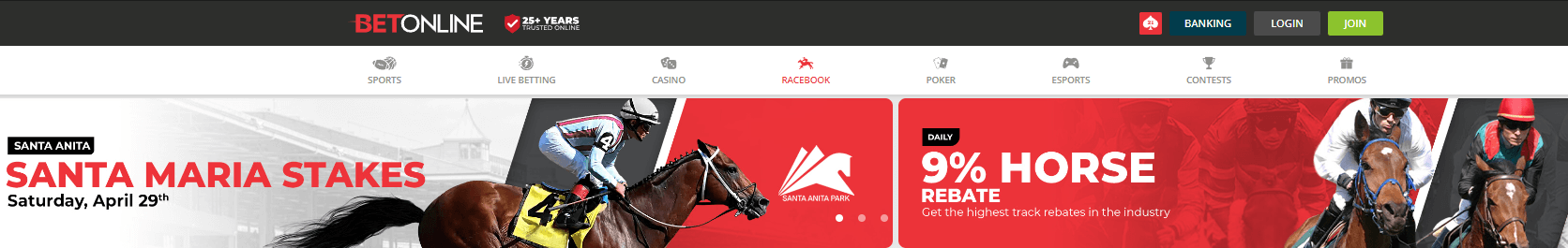 BetOnline Racebook