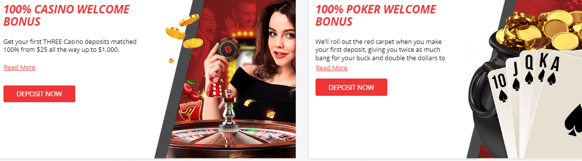 BetOnline.ag 100% Casino & Poker Welcome Bonus