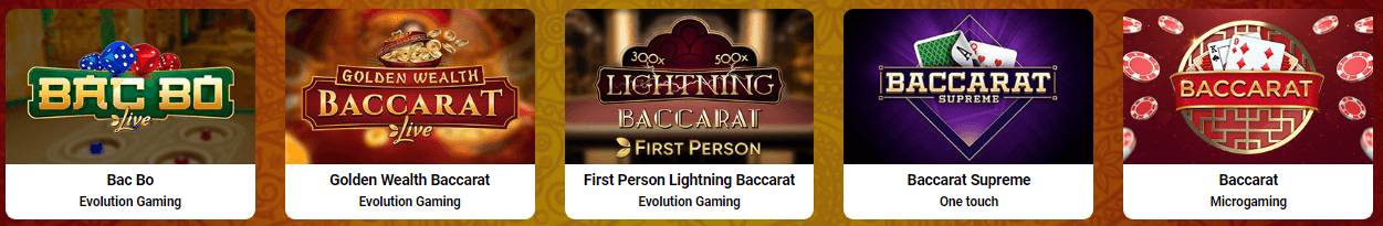 JeetPlay Casino Baccarat Games