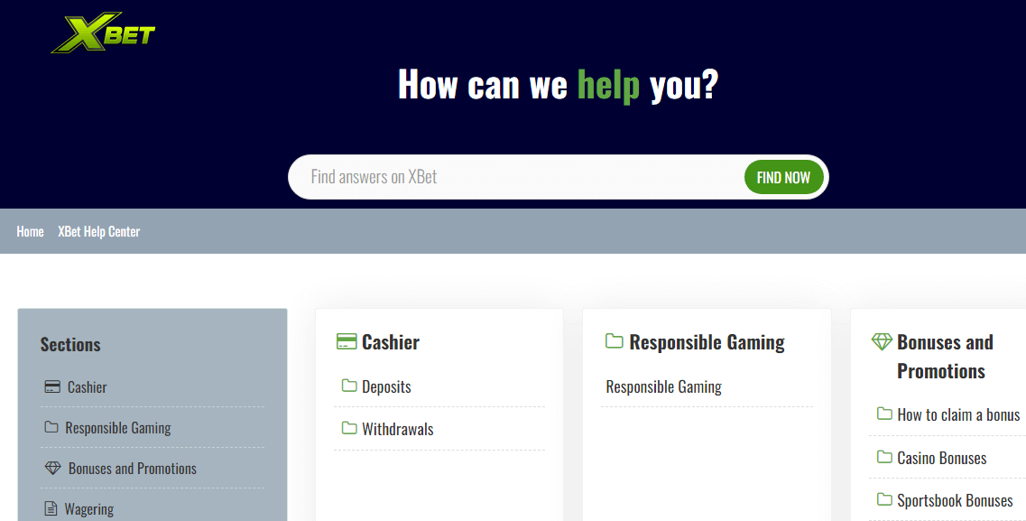 Xbet Help Center Support