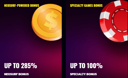 Highway Casino Neosurf & Specialty Games Bonus