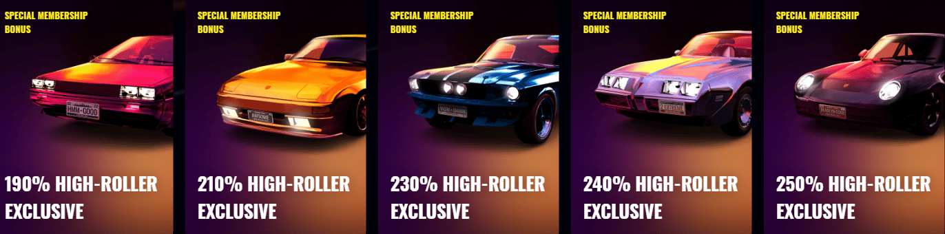 Highway Casino Special Membership Bonuses