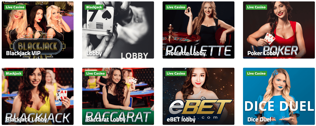 Playbetr Live Casino Games