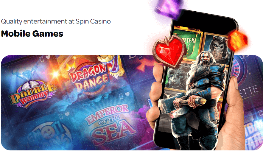 Spin Casino Mobile App