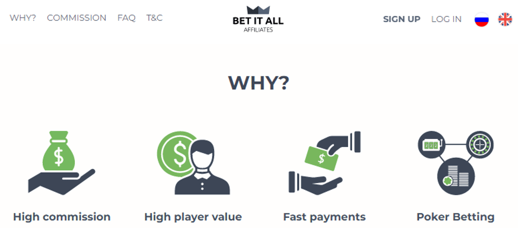 Why Choose Bet it All Affiliates?