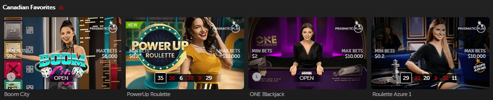 Betsafe Live Casino Games