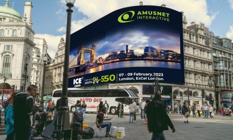 Amusnet to attend ICE London 2023, a prominent gambling and gaming event