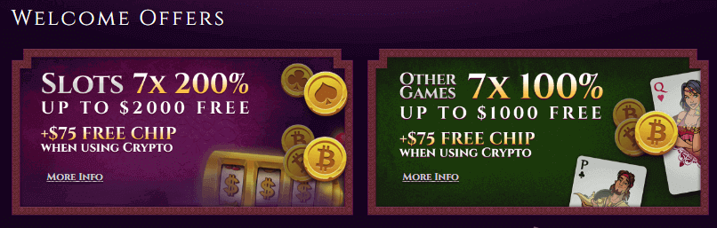 Aladdins Gold Casino Welcome Bonus