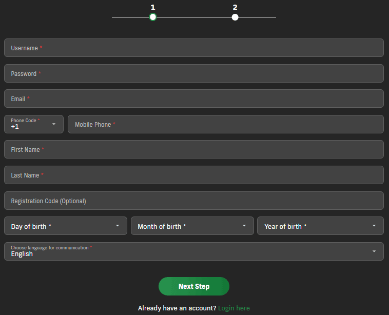 Bet99 Sign Up Process