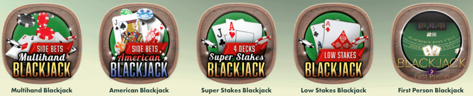 Blackjack Games by 777 Casino