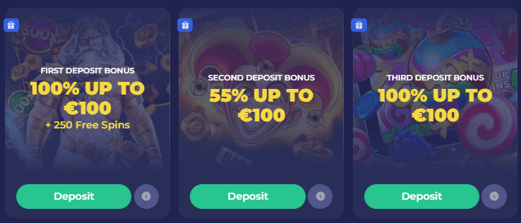 Bruno Casino Welcome Bonus