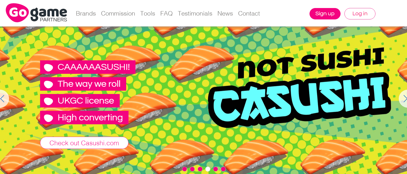 Casushi Casino Affiliate Program