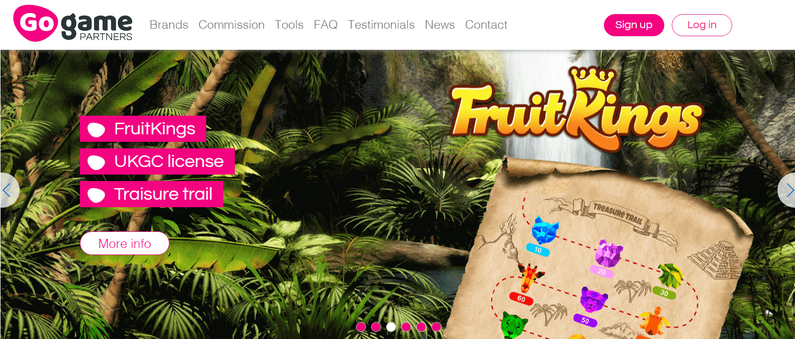 Fruitkings Casino Affilaite Program