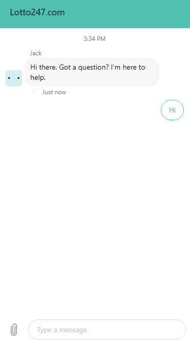 Lotto247 Live Chat Support