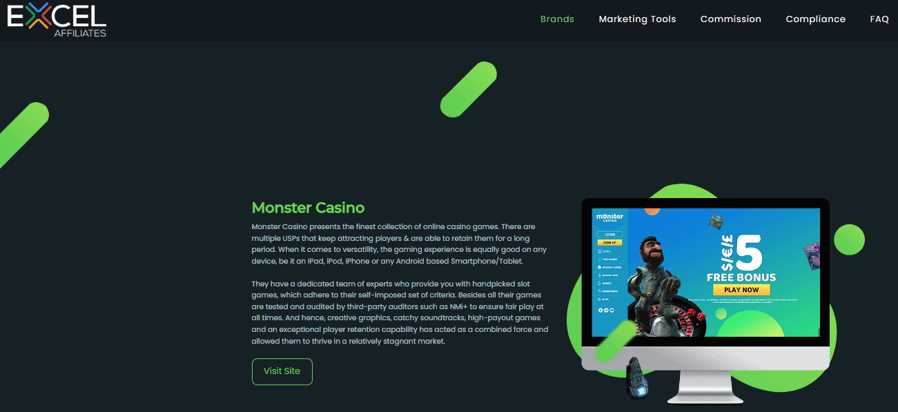 Monster Casino Affiliate Program