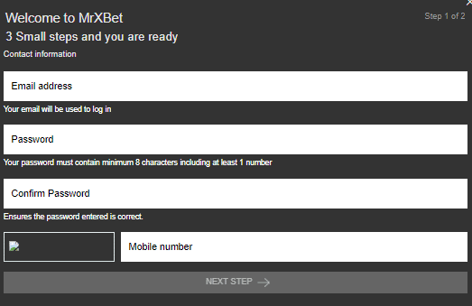 MrXbet Casino Sign Up