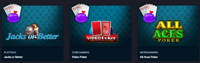 SlotsMillion Casino Video Poker Games