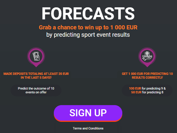 Tonybet Forecasts Offer