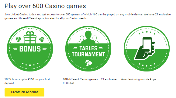 Unibet Welcome Bonus