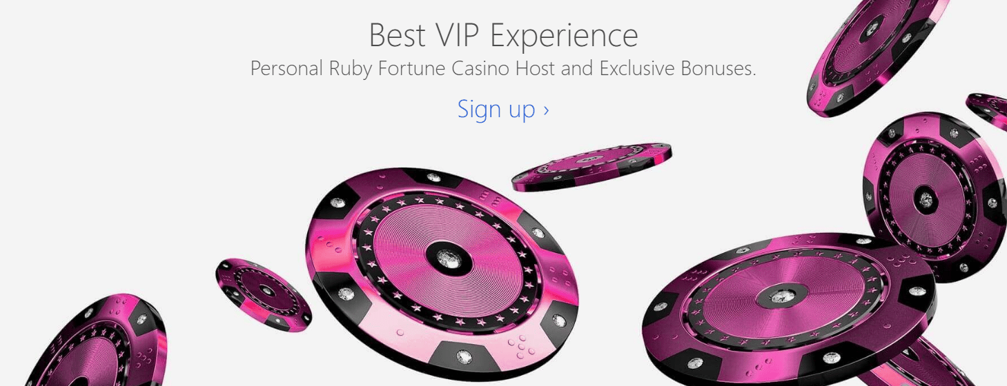 VIP Program at Ruby Fortune Casino