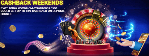 AcedBet Casino Cashback Weekends