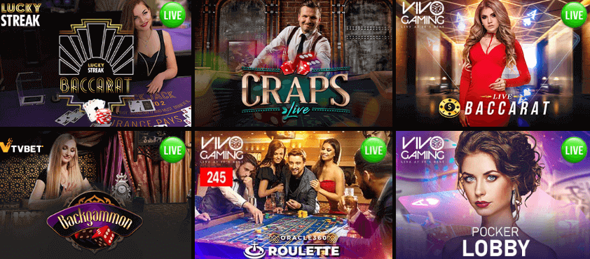 AcedBet Live Casino Games