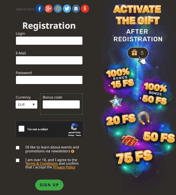 Play Fortuna Casino Sign Up Process