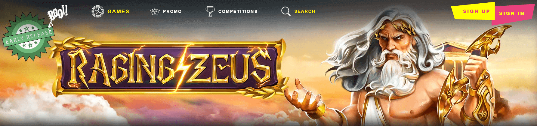 Raging Zeus Game by Booi Casino