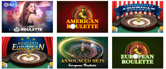 Roulette Games by LottoPark Casino