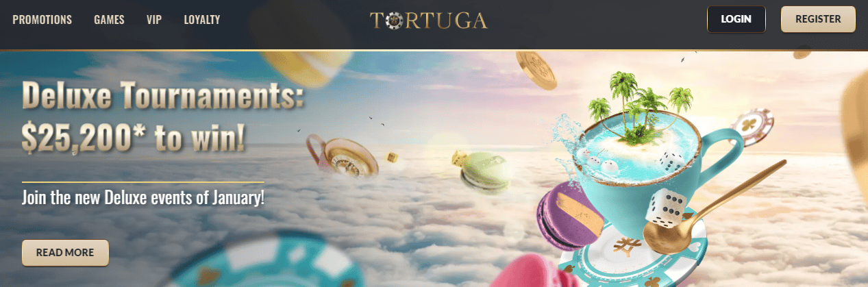 Tortuga Casino User Interface