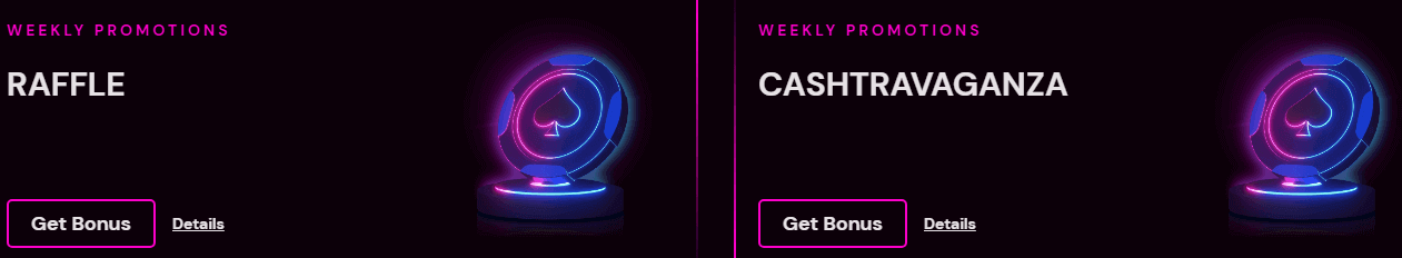 Vegas Amped Casino Weekly Promotions