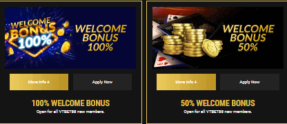 VTBET88 Casino Welcome Bonus