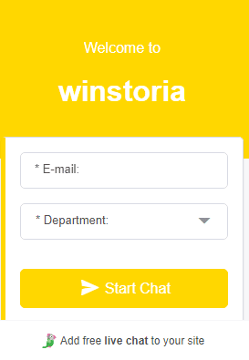 WinStoria Casino Live Chat Support