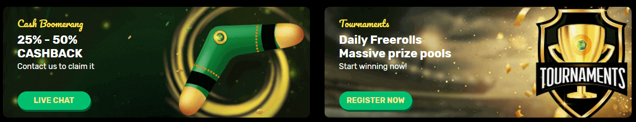 Cash Boomerang & Tournaments by Ozwin Casino