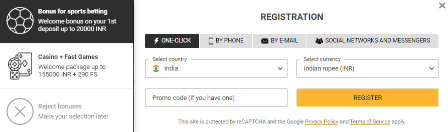 MELBet Registration Process