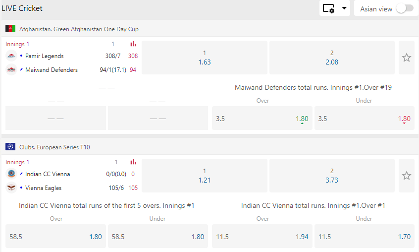 Parimatch Live Events